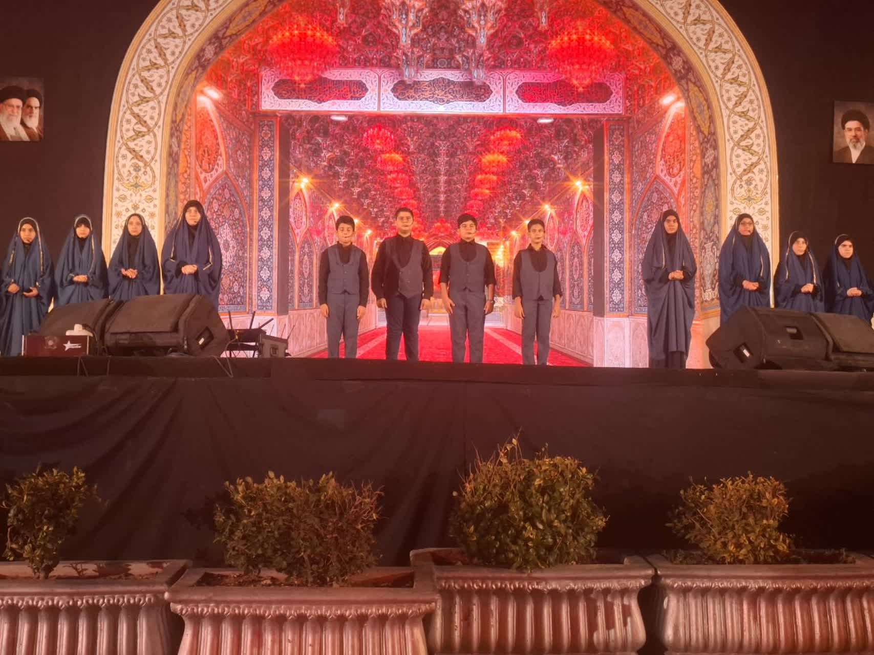 درخشش گروه سرود نسل سلیمانی ورامین در مراسم بزرگ محرم شهر تهران